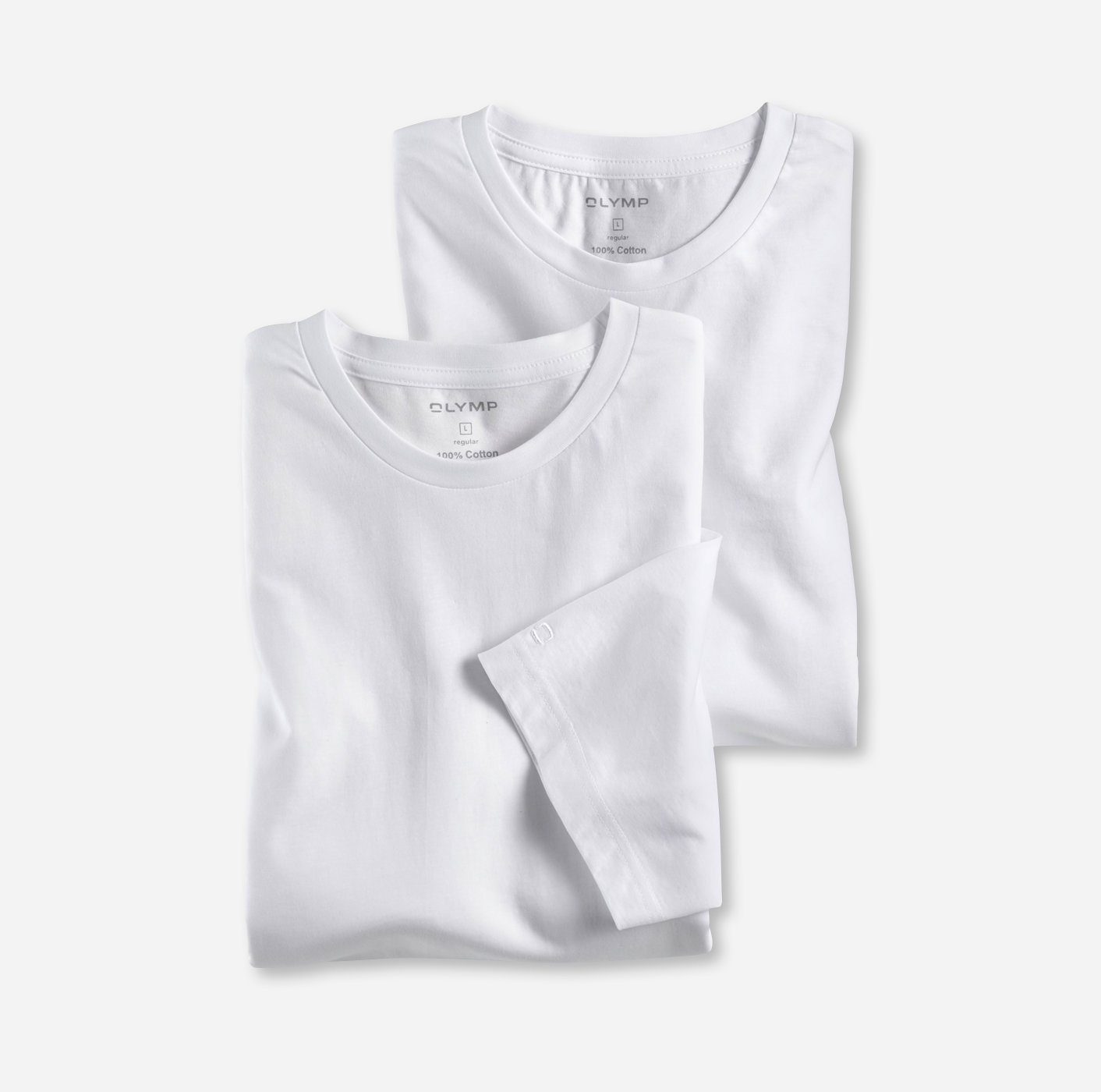 07001200 Olymp Round Neck T-Shirt White 07001200 Olymp Round Neck T-Shirt White