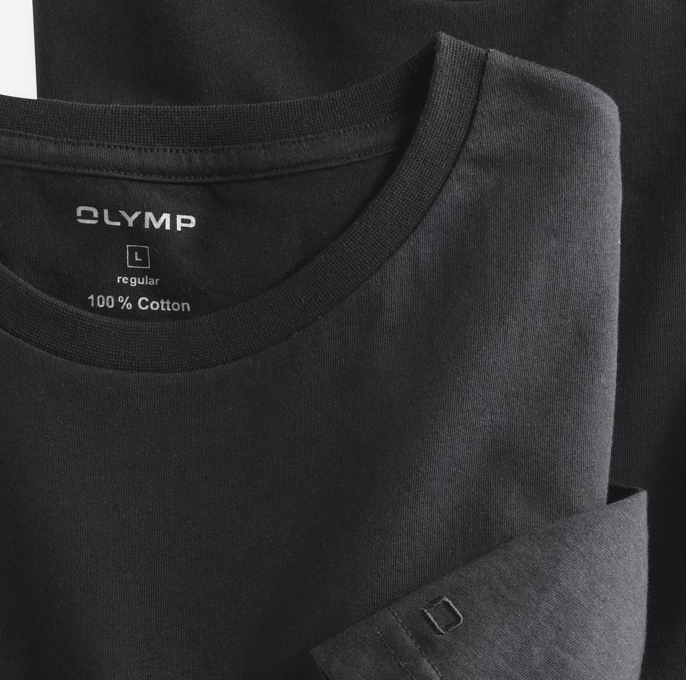 07001268 Olymp T-Shirt Twin Pack Black 07001268 Olymp T-Shirt Twin Pack Black