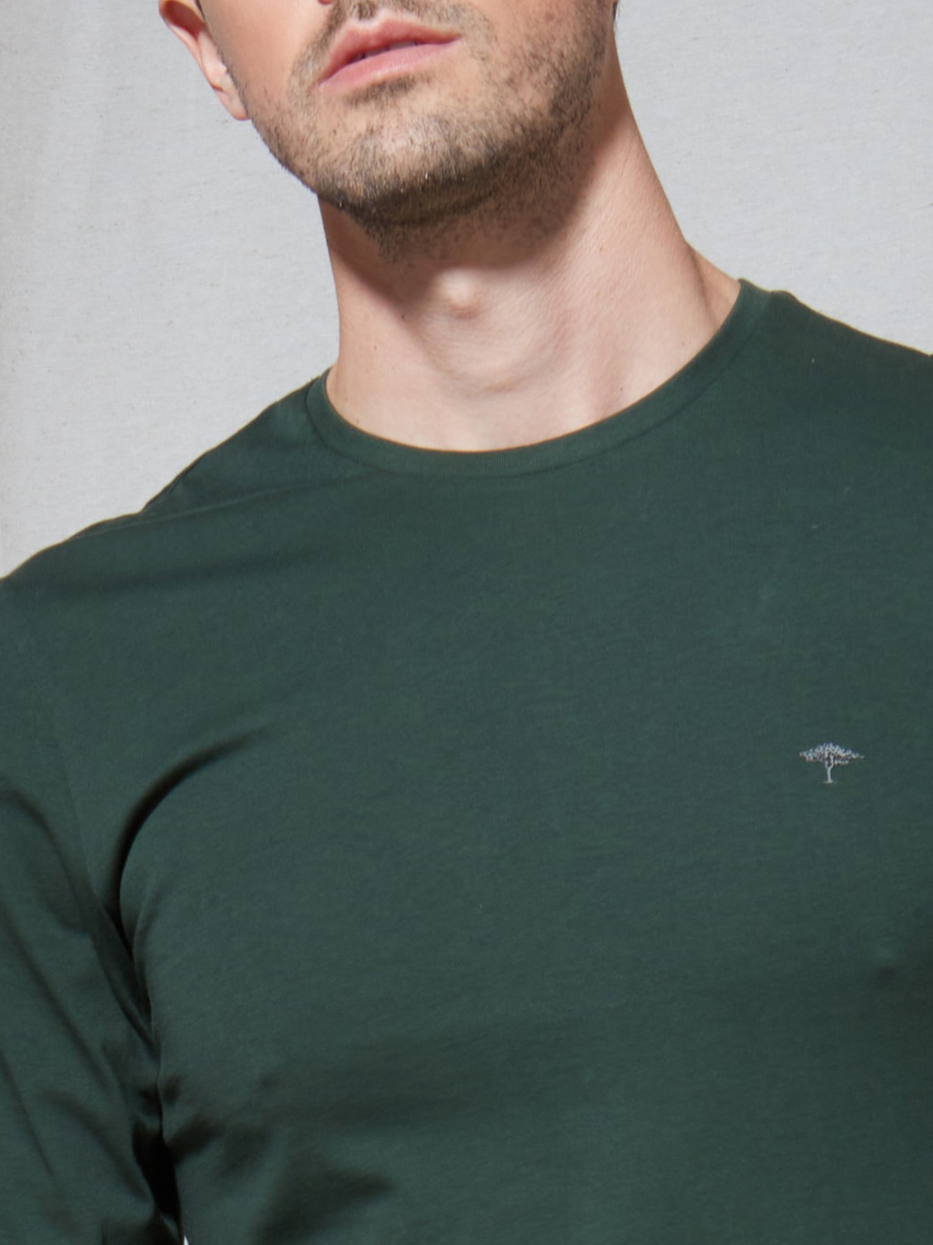 12211510-746 Fynch-Hatton Long Sleeve T-Shirt Emerald 12211510-746 Fynch-Hatton Long Sleeve T-Shirt Emerald