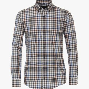 Casa Moda Cashmere Feeling Shirt Blue