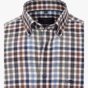Casa Moda Cashmere Feeling Shirt Blue