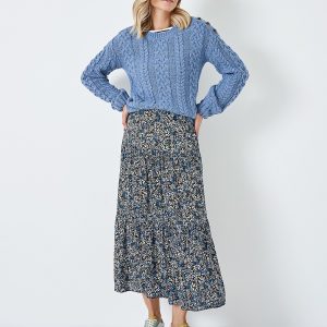 WSI007_PALEBLU Crew Sienna Skirt