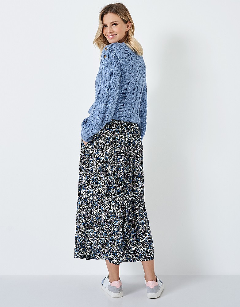WSI007_PALEBLU Crew Sienna Skirt WSI007_PALEBLU Crew Sienna Skirt