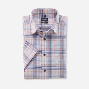 Olymp Comfort Fit Short Sleeve Orange
