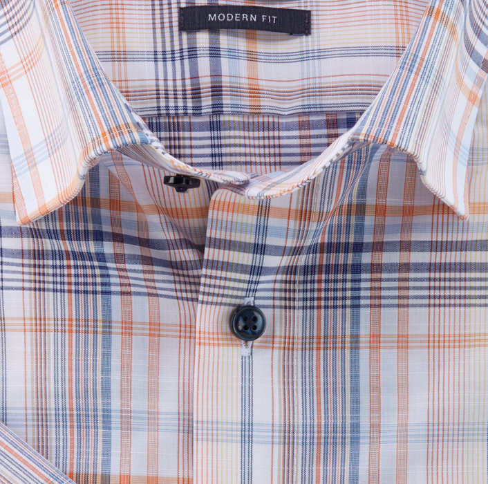 Olymp Comfort Fit Short Sleeve Orange Olymp Comfort Fit Short Sleeve Orange