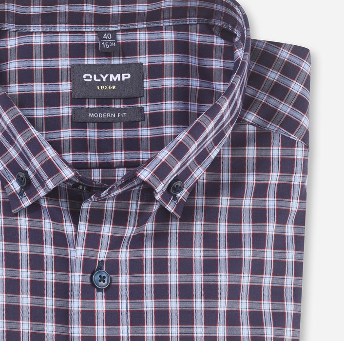 10673435 Olymp Shirt Navy 10673435 Olymp Shirt Navy