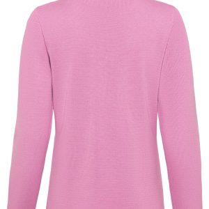 Olsen Eva Fit Ribbed Cardigan Pink