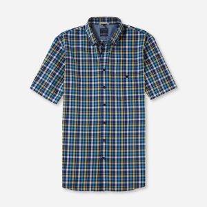40003218 Olymp Casual Shirt Aqua