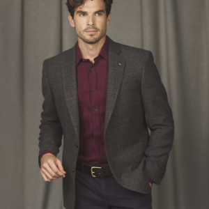 Magee Liffey Tweed Jacket Green Glencheck 55053