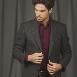 Magee Liffey Tweed Jacket Green Glencheck 55053