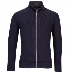 Baileys Fully Lined Zip Navy Cardigan 322133-60