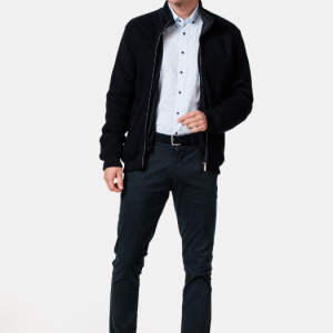 Baileys Fully Lined Zip Navy Cardigan 322133-60