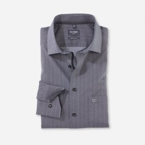 Olymp Geometric Neat Grey Print 1201/44/68