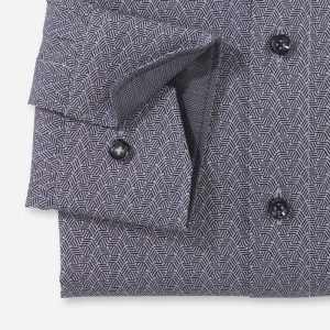 Olymp Geometric Neat Grey Print 1201/44/68