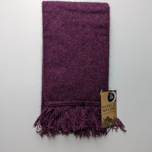 Noble Wilde Possum Merino Fringed Scarf Twilight