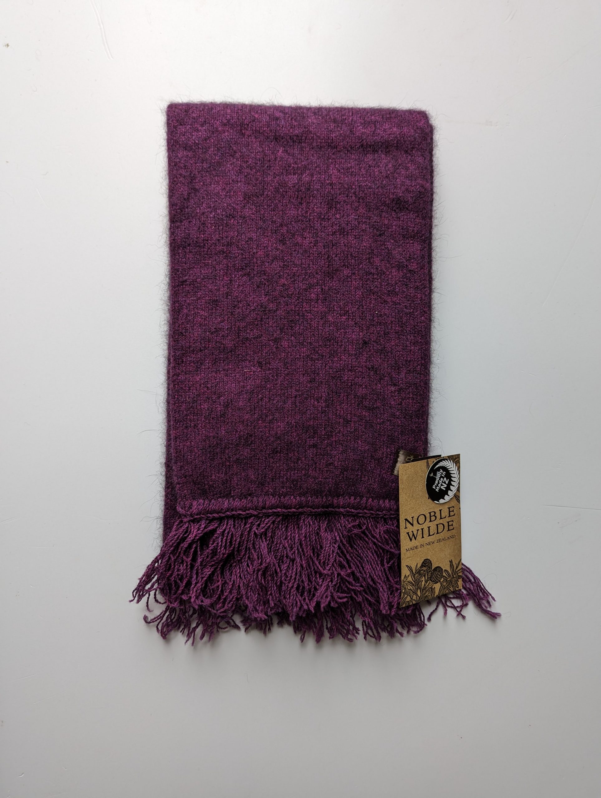 Noble Wilde Possum Merino Fringed Scarf Twilight Noble Wilde Possum Merino Fringed Scarf Twilight