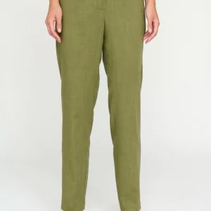 Tinta Maribel Linen Mix Trouser 3678431 Olive