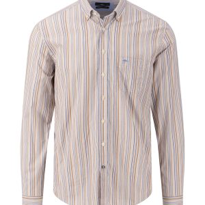 Fynch-Hatton Superfine Cotton Stripe Shirt 1402 8050 844