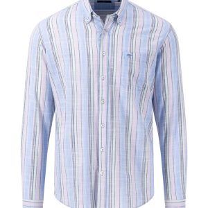 Fynch Hatton Soft Cotton Stripe Shirt 1404 5090 685