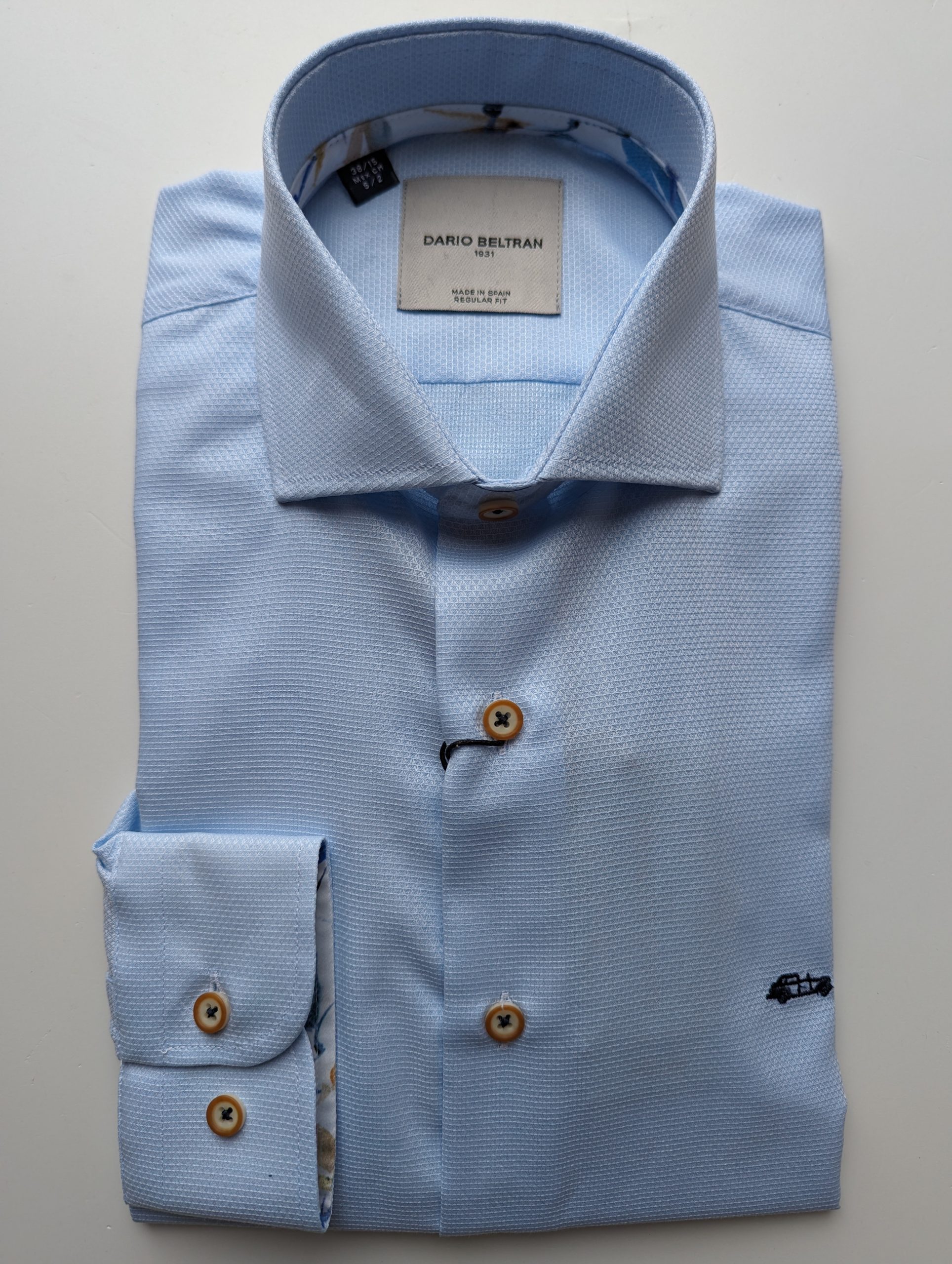 Dario Beltran Sedella Light Blue Shirt - 3KFG 1912 Dario Beltran Sedella Light Blue Shirt - 3KFG 1912