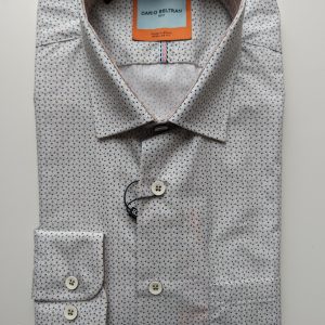 Dario Beltran Ecru Neat Print Shirt - ARDALES - 3IG 341