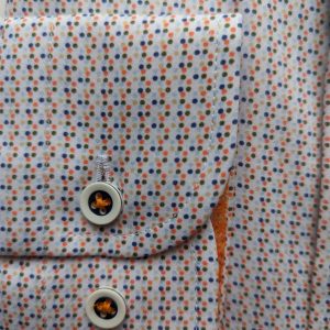 Dario Betran Peach Print Shirt - ALMOGIA - 3IFG 260