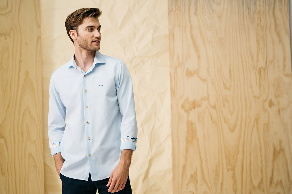 Dario Beltran Sedella Light Blue Shirt – 3KFG 1912 Dario Beltran Sedella Light Blue Shirt - 3KFG 1912