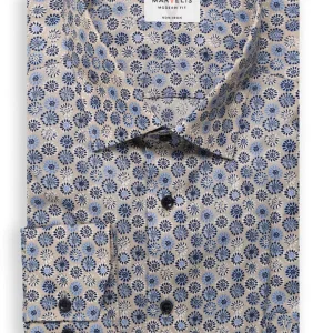 Marvelis Beige Print Shirt 7220/54/21