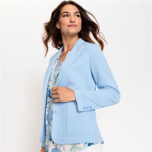 Olsen Stretch Knit Sky Blue Blazer 40197ST