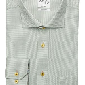 Oscar Green Fine Check Shirt 6351-05-RN-053