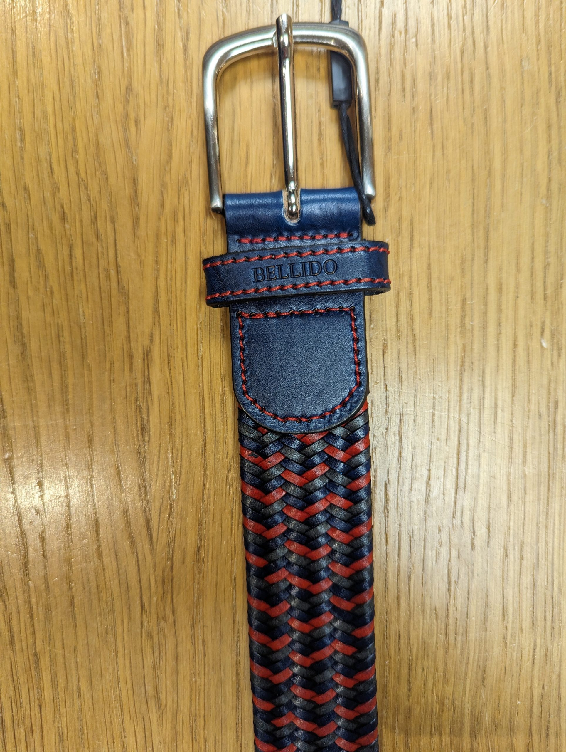 Miguel Bellido Red Leather Belt 000035 Miguel Bellido Red Leather Belt 000035