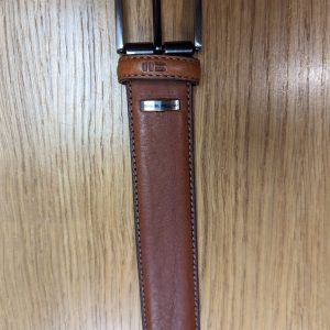 Miguel Bellido Classic Tan Leather Belt 0000300