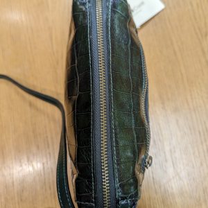 Gianni Conti Green Leather Croc Skin Effect Bag 9493312