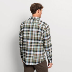 Olymp Regular Fit Check Shirt - Olive - 4090/64/47