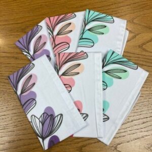 Ladies' Patterned Cotton Handkerchiefs