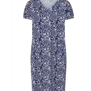 Alice Collins Dahlia Floral Print Dress