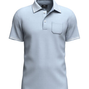 Fynch Hatton Mercerized Cotton Polo - Summer Breeze - 15041907