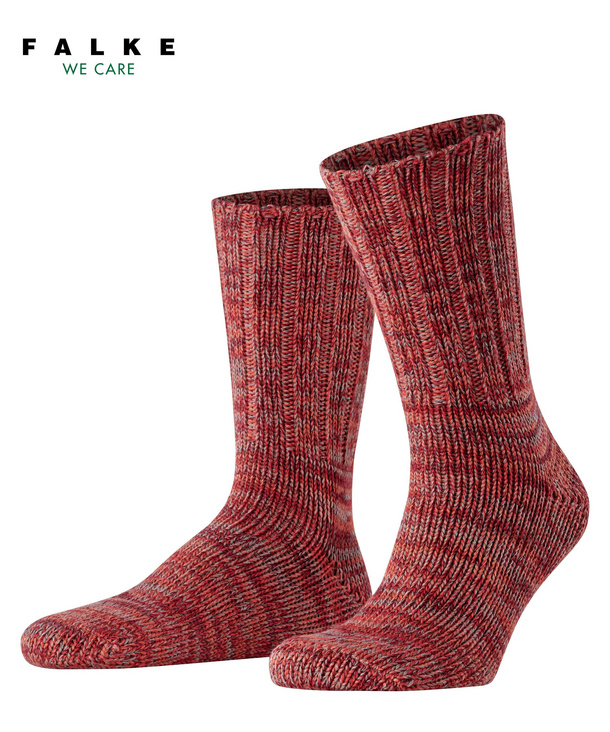 Falke Brooklyn Chunky Knit Socks - Brick Falke Brooklyn Chunky Knit Socks - Brick