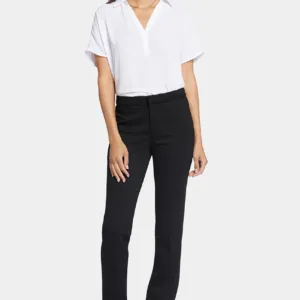 NYDJ Slim Trouser In Ponte Knit - Black - M11Z2020