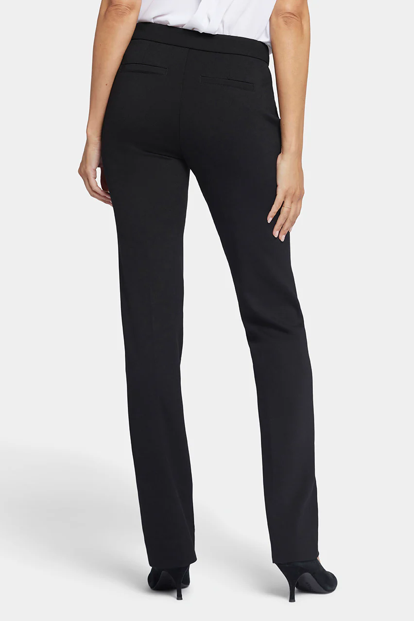 NYDJ Slim Trouser In Ponte Knit – Black – M11Z2020 NYDJ Slim Trouser In Ponte Knit - Black - M11Z2020