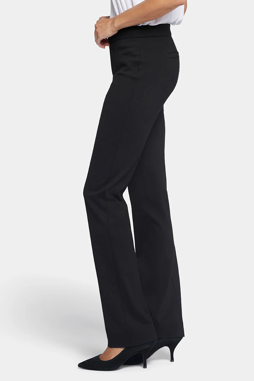 NYDJ Slim Trouser In Ponte Knit – Black – M11Z2020 NYDJ Slim Trouser In Ponte Knit - Black - M11Z2020
