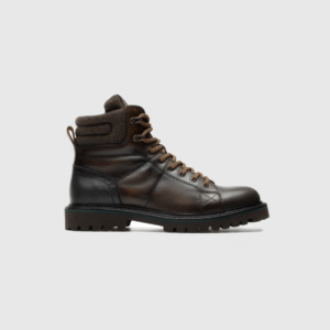Ambitious Leather Boot with Side Zip - 13725