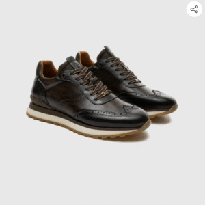 Ambitious Park Brogue Trainer - Brown - 13139