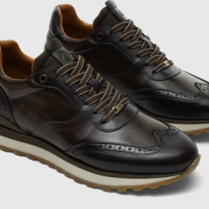 Ambitious Park Brogue Trainer - Brown - 13139