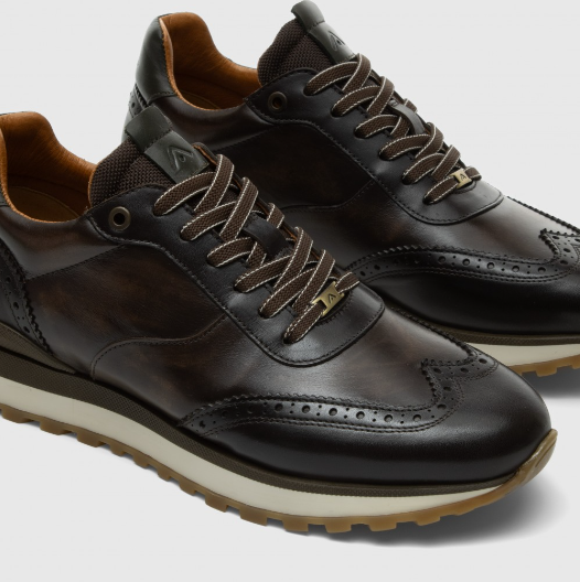 Ambitious Park Brogue Trainer – Brown – 13139 Ambitious Park Brogue Trainer - Brown - 13139