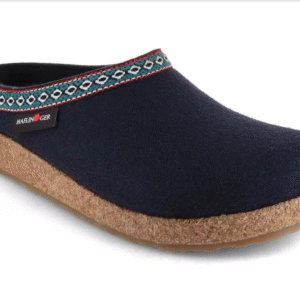Hafflinger Grizzly Franzl Slipper Clogg - Navy 