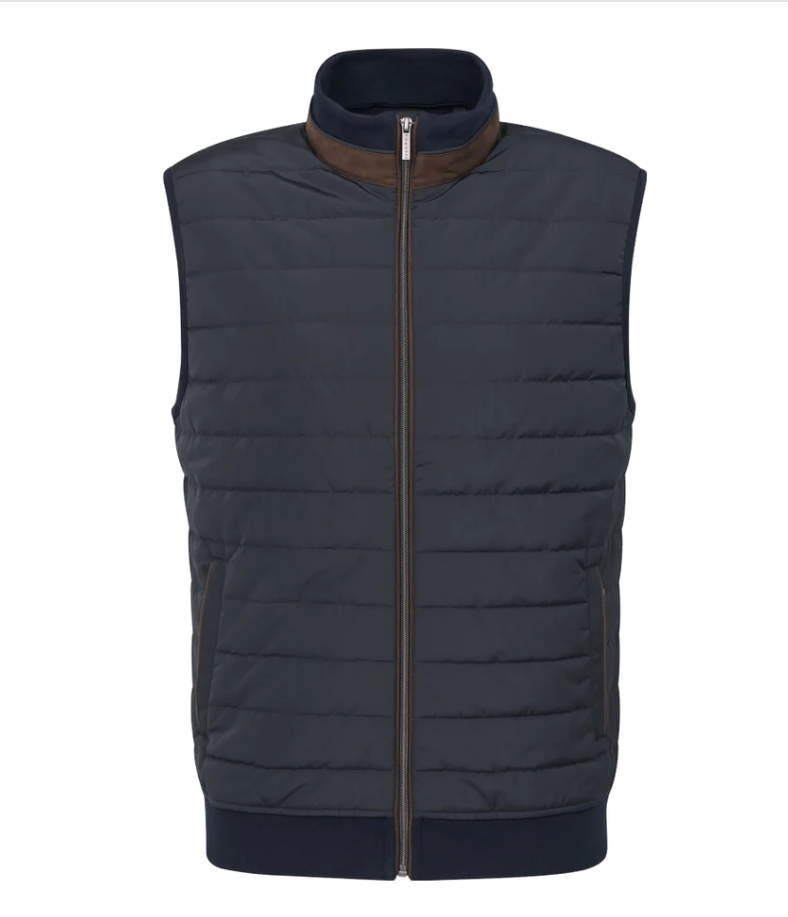 Bugatti Hybrid Gilet - Navy Bugatti Hybrid Gilet - NavyÂ