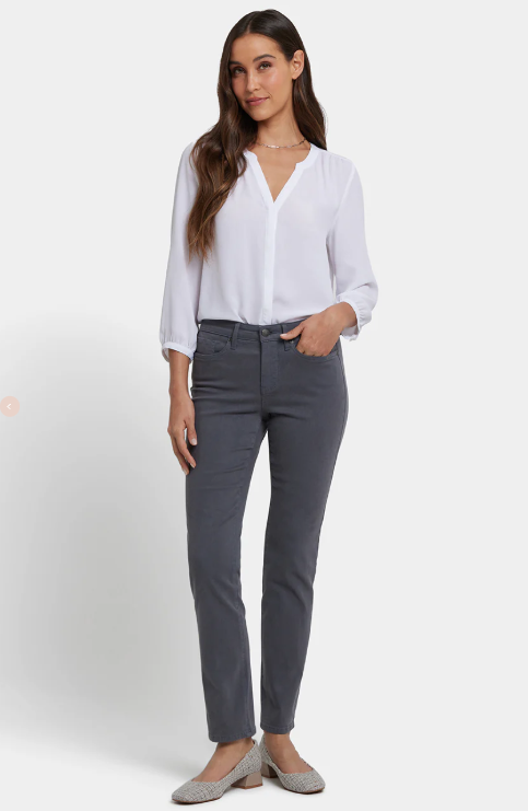 NYDJ Sheri Slim Jeans - Grey - MFOSSS2336 NYDJ Sheri Slim Jeans - Grey - MFOSSS2336