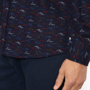 Olmyp Abstract Mountain Scene Flannel Shirt - 4036/84/18