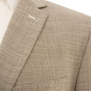 Digel Edison Textured Virgin Wool Blend Jacket - Beige